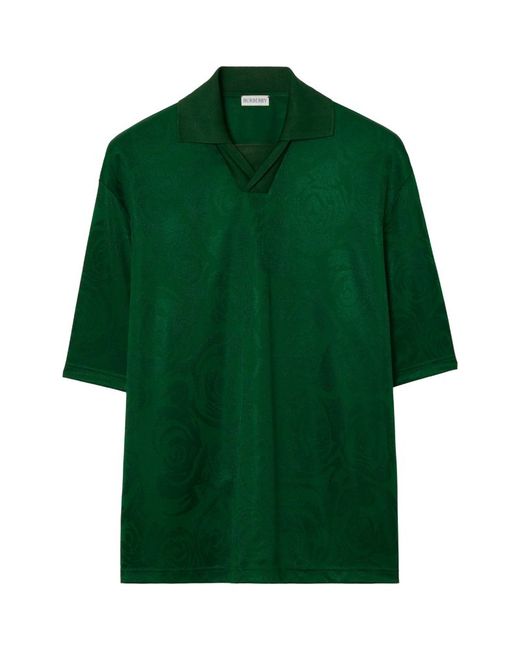 Burberry Rose Jacquard Polo Shirt