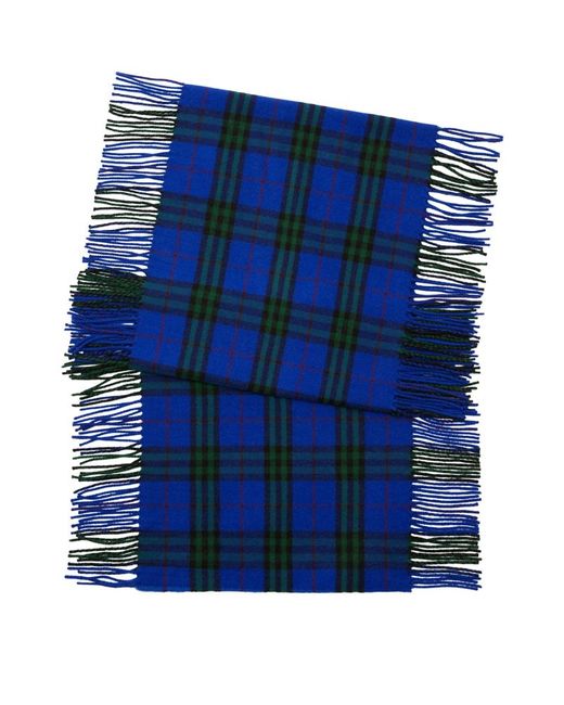 Burberry Fringed Check Scarf