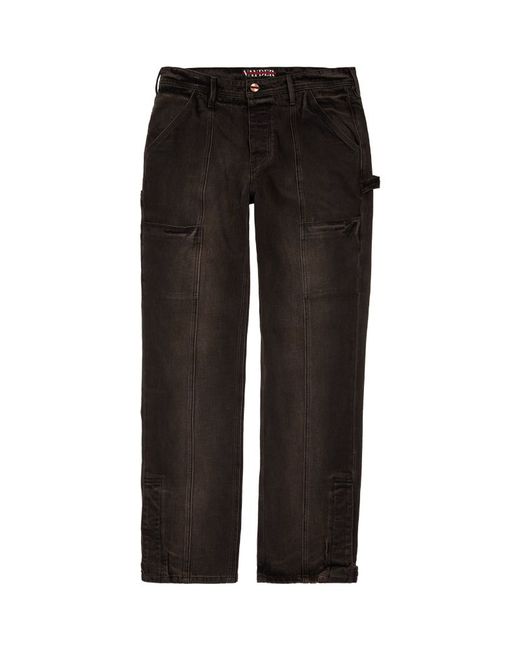 Vayder Carpenter Bleach-Effect Straight Jeans
