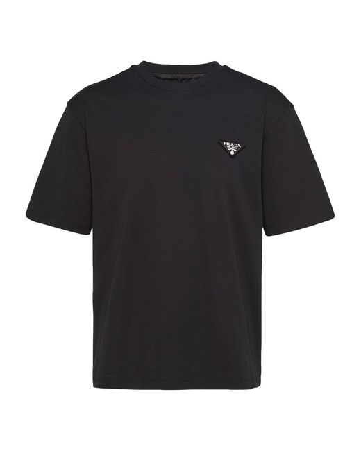 Prada Triangle-Patch T-Shirt
