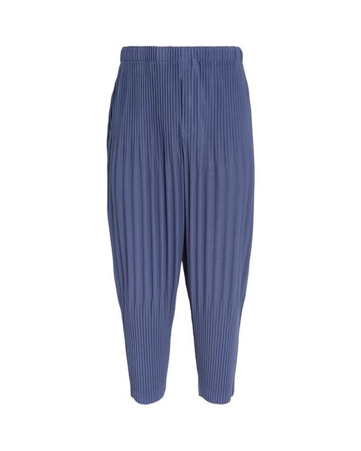 Homme Pliss Issey Miyake Pleated Tapered Trousers