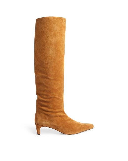 Staud Suede Wally Knee-High Boots 55