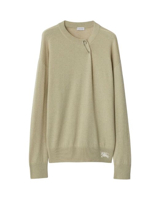 Burberry Cashmere Kilt Pin Sweater