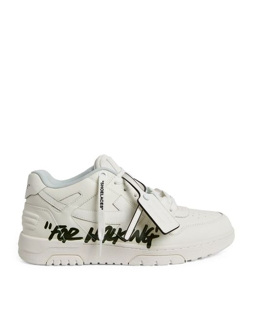 Off-White Leather Out of Office OOO Sneakers