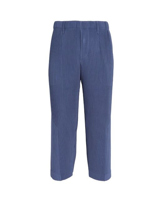 Homme Pliss Issey Miyake Pleated Wide-Leg Trousers