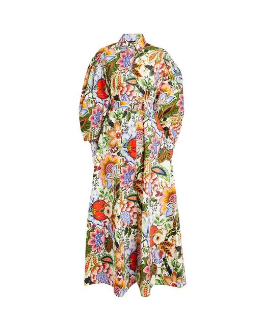Etro Oversized Floral Print Maxi Dress