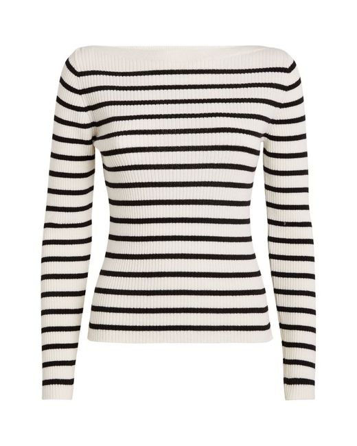 Frame Ribbed Breton Stripe Sweater