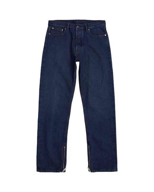 Off-White Zip-Detail Straight Jeans