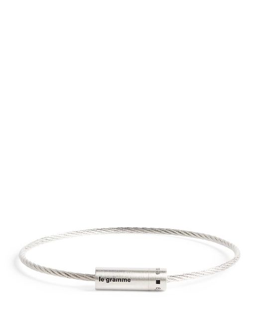 Le Gramme Sterling Cable Bangle
