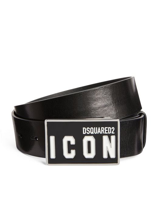 Dsquared2 Leather Icon Belt