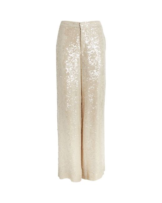 Lapointe Sequinned Wide-Leg Trousers