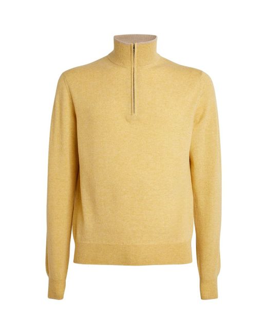 Fioroni Cashmere Quarter-Zip Sweater