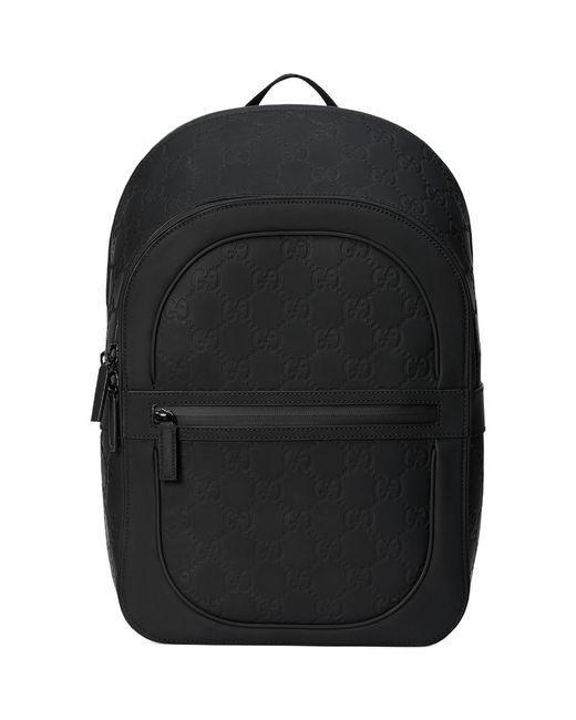 Gucci Leather GG Backpack