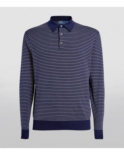 Polo Ralph Lauren Long-Sleeve Striped Polo Shirt