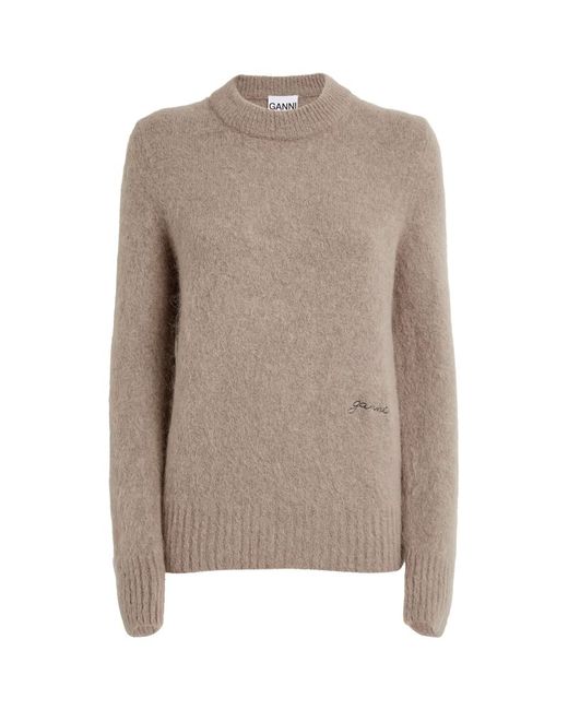 Ganni Alpaca-Blend Sweater
