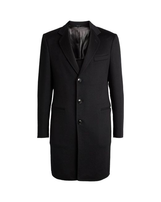 Giorgio Armani Cashmere Single-Breasted Coat
