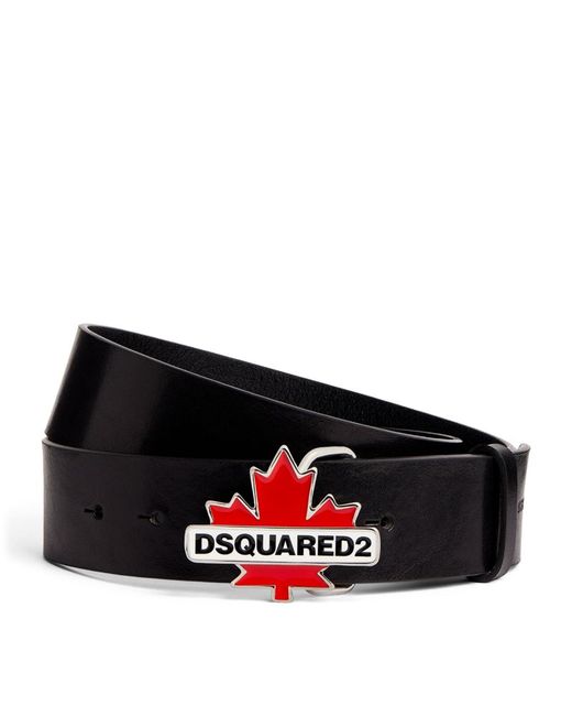 Dsquared2 Canada Leaf-Buckle Belt
