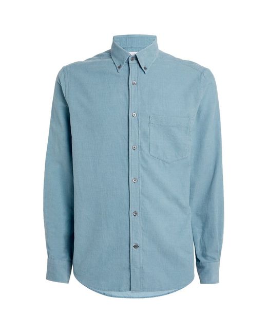 Dunhill Cotton-Cashmere Corduroy Shirt
