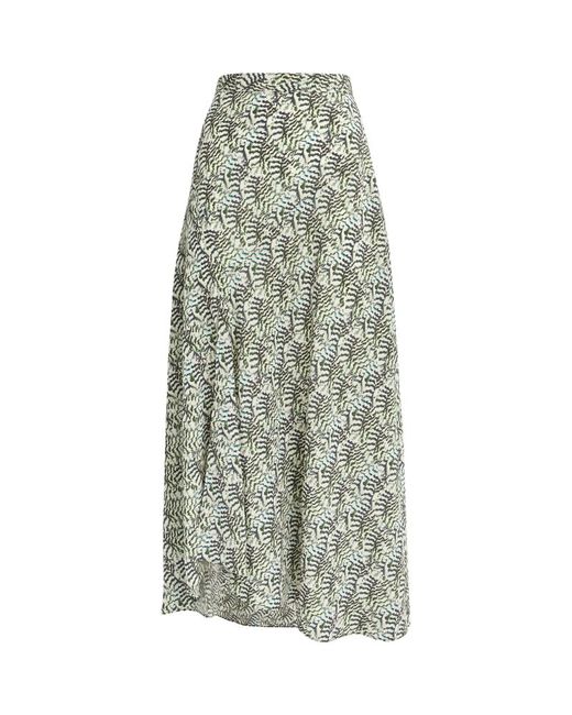 Isabel Marant Silk Sakura Midi Skirt