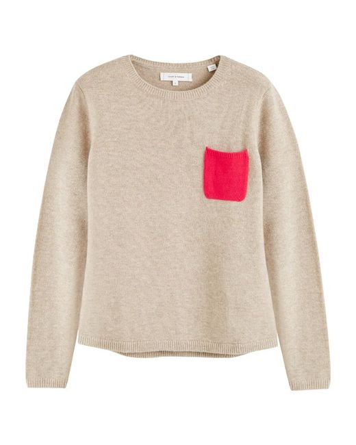 Chinti And Parker Wool-Cashmere Chest Pocket Sweater