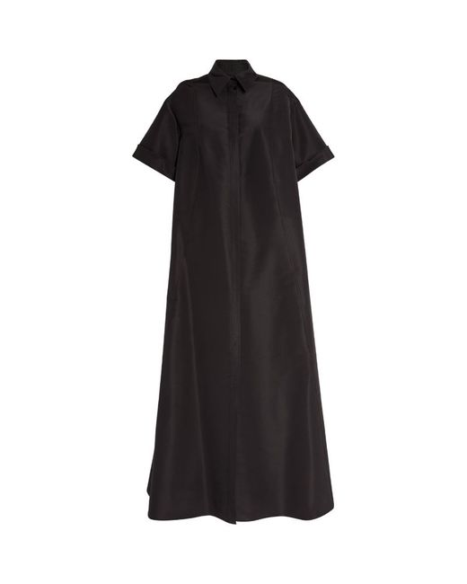 Carolina Herrera Short Sleeve Maxi Dress