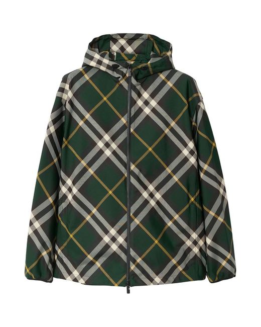 Burberry Hooded Check Jacket