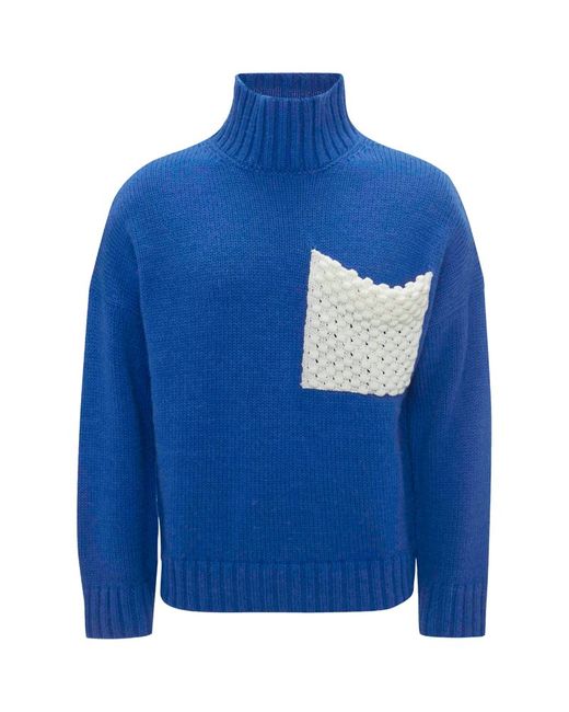 J.W.Anderson Oversized Pocket-Detail Rollneck Sweater