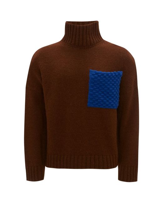 J.W.Anderson Oversized Pocket-Detail Rollneck Sweater