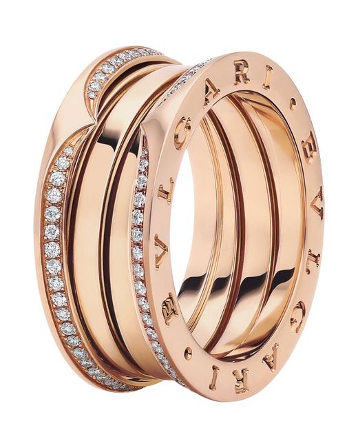 Bvlgari and Diamond B.Zero1 Three-Band Ring
