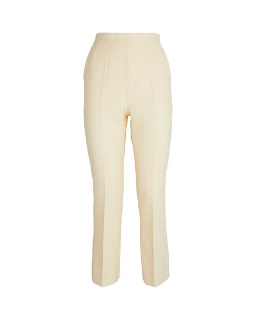 Max Mara Wool-Blend Tailored Trousers
