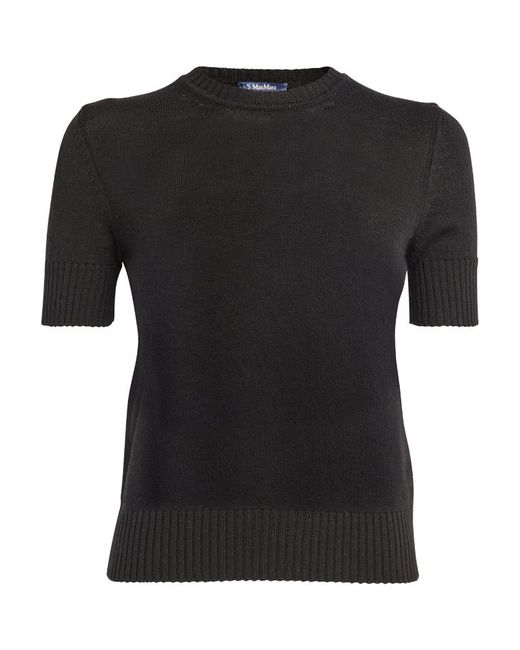 Max Mara Short-Sleeve Sweater