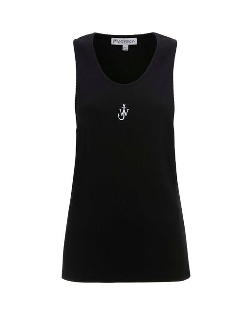 J.W.Anderson Embroidered Logo Tank Top