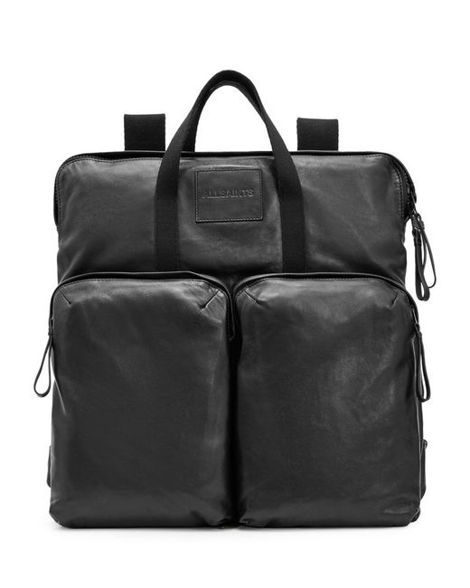 AllSaints Leather Force Backpack