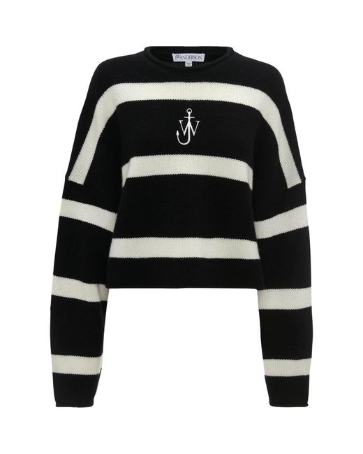 J.W.Anderson Wool-Cashmere Striped Sweater