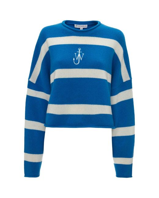 J.W.Anderson Wool-Cashmere Striped Sweater