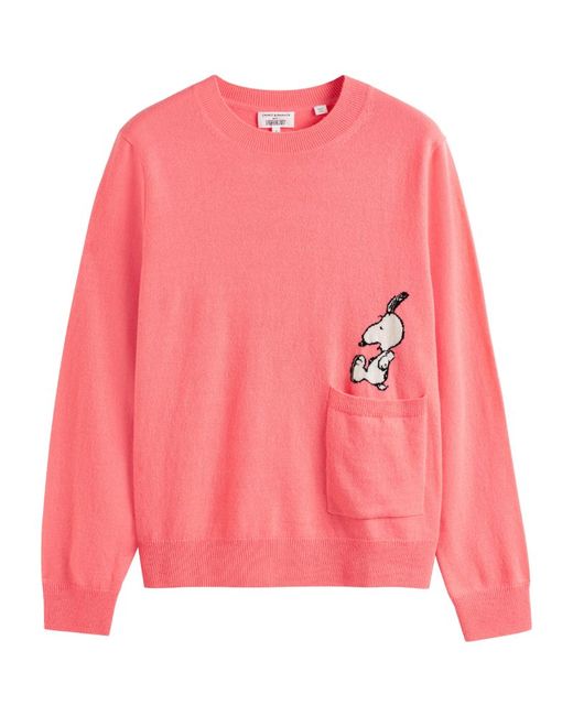 Chinti And Parker x Peanuts Wool-Cashmere Sweater