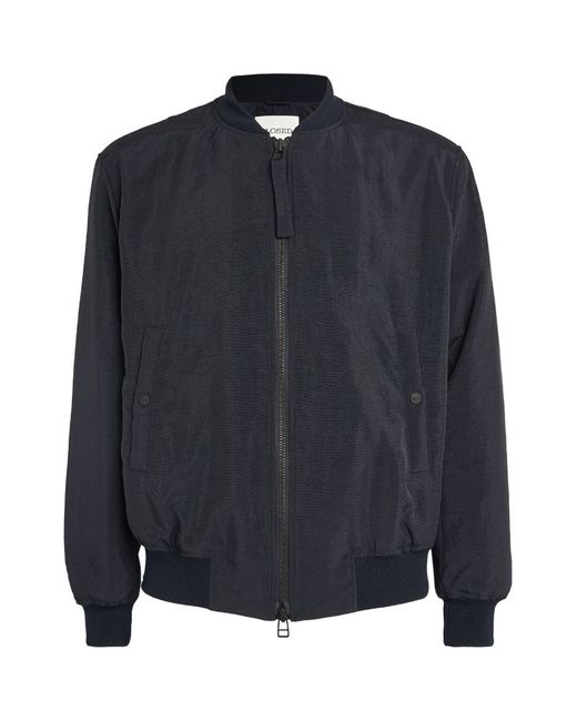 Closed Water-Repellent Bomber Jacket
