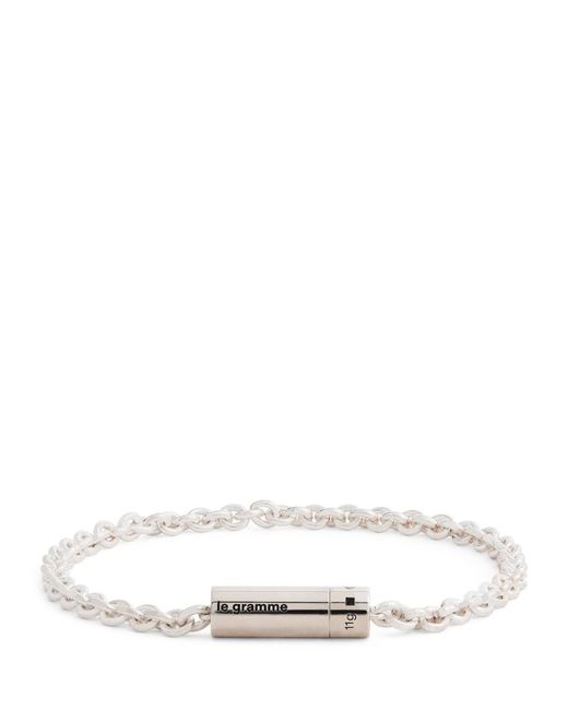 Le Gramme Sterling Chain Cable Bangle