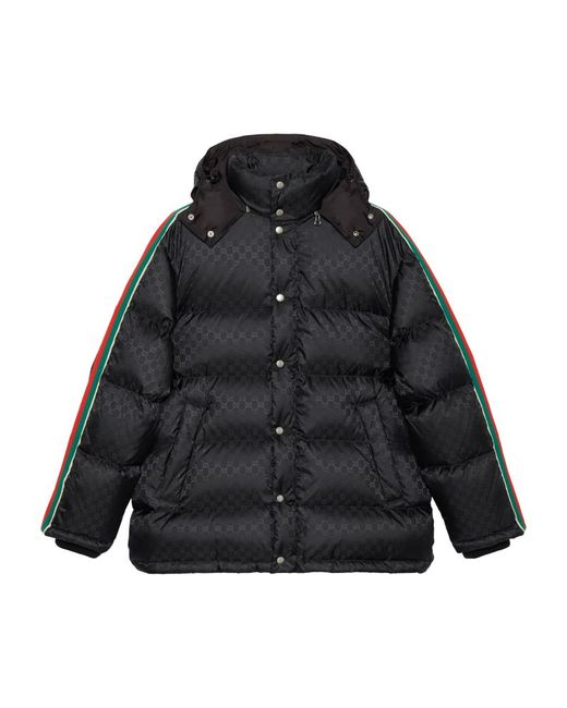 Gucci GG Jacquard Puffer Jacket