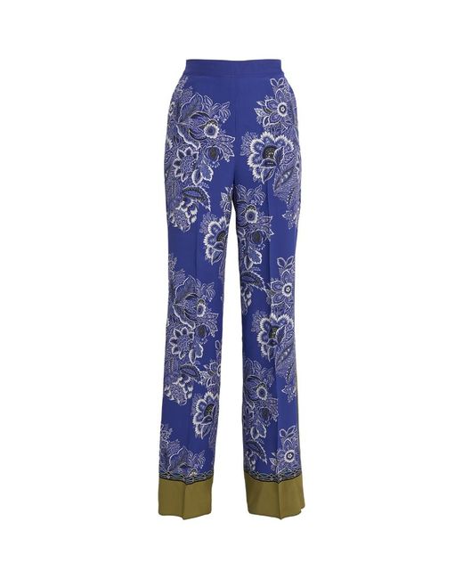 Etro Floral Palazzo Trousers