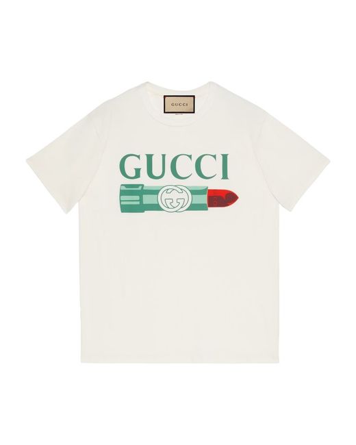 Gucci Lipstick Print T-Shirt