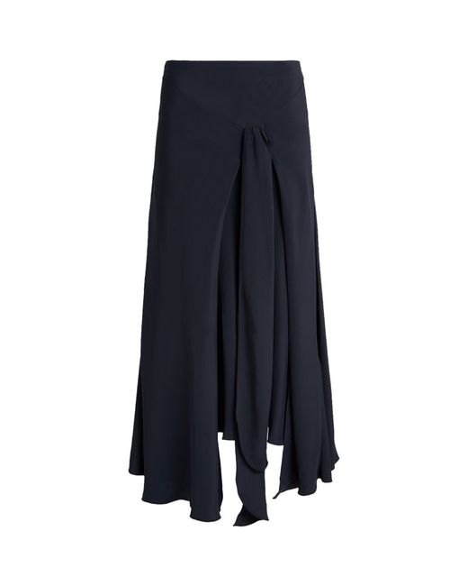 Victoria Beckham Asymmetric Midi Skirt