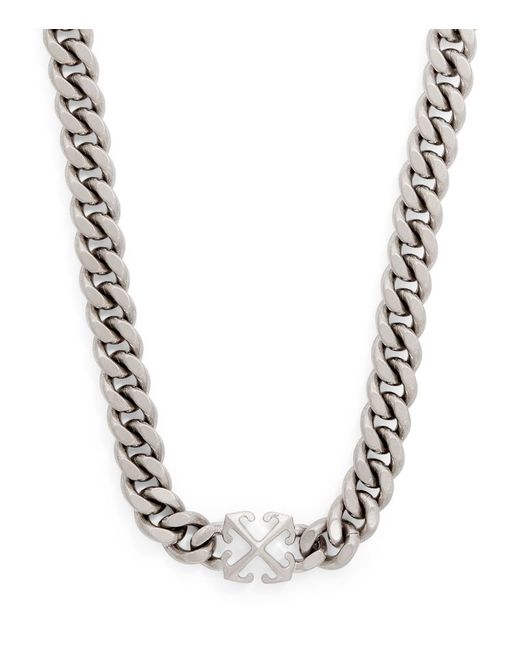 Off-White D2 Arrow Link Chain Necklace