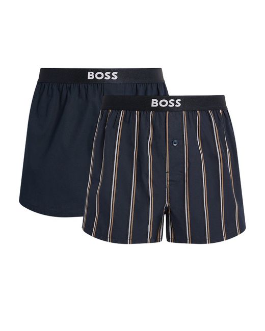 Boss Pack of 2 Striped Boxers