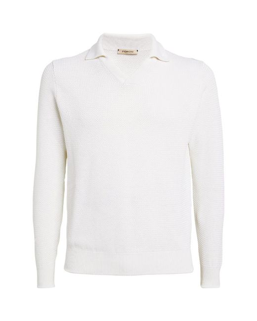 Fioroni Cashmere Open-Collar Sweater