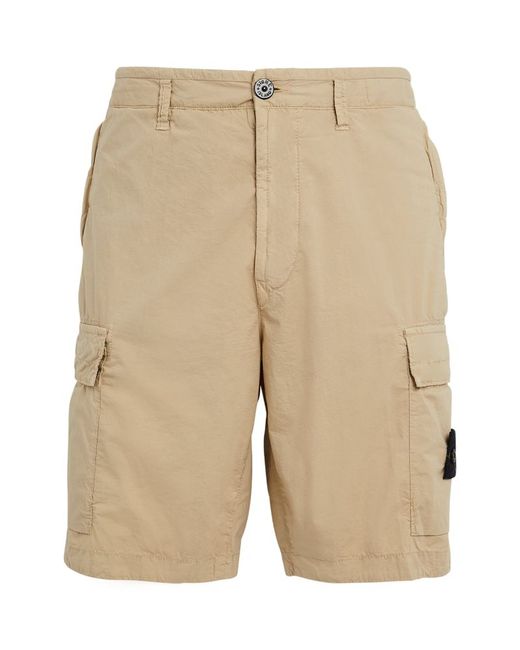 Stone Island Stretch Cotton Bermuda Shorts
