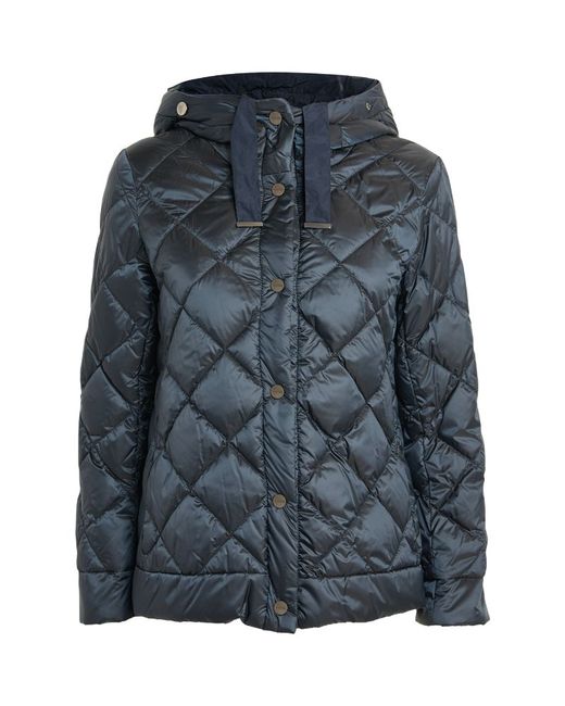 Max Mara Quilted Hooded Jacket