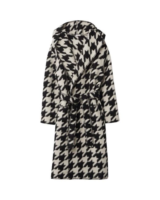 Burberry Houndstooth Robe