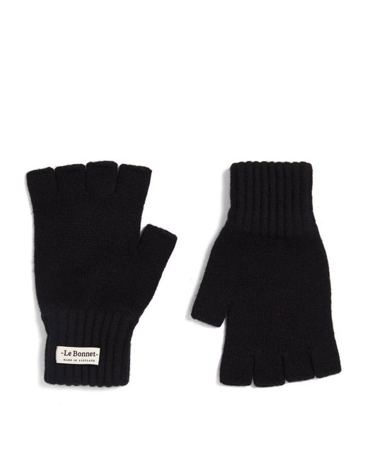 Le Bonnet Wool Fingerless Gloves Large