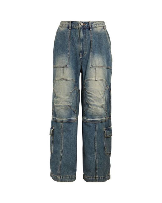 Juun.J Wide-Leg Cargo Jeans